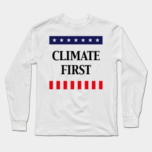 Climate First / Stars & Stripes (Climate Change) Long Sleeve T-Shirt